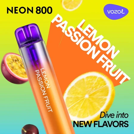 Neon800 LEMON PASSION FRUIT » Tigara electronica de unica folosinta » Vozol