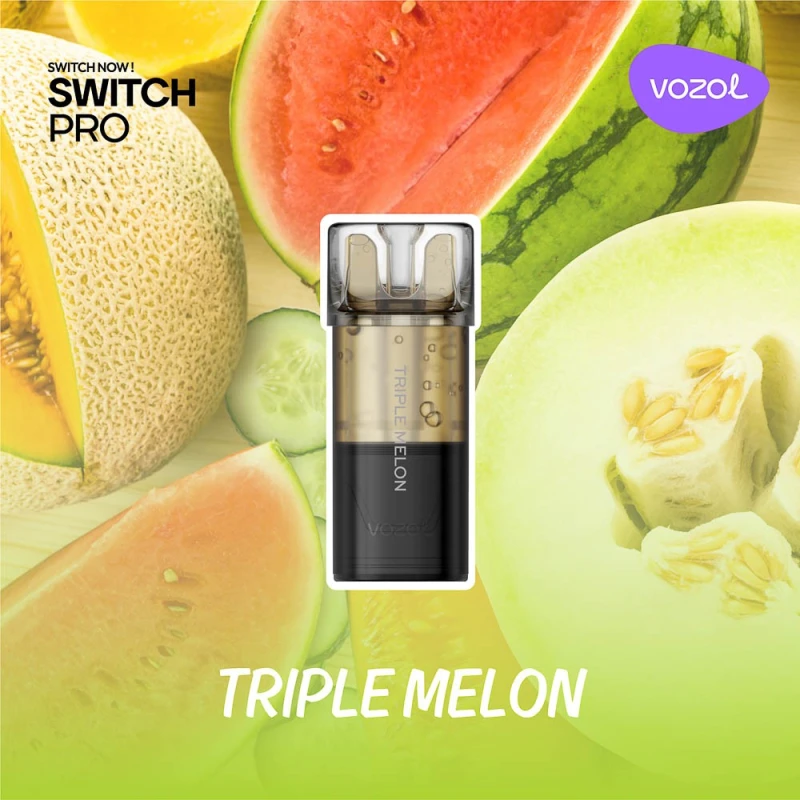 Cartus de unica folosinta SWITCH PRO TRIPLE MELON » Vozol