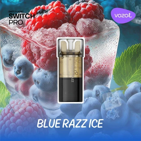 Cartus de unica folosinta SWITCH PRO BLUE RAZZ ICE » Vozol