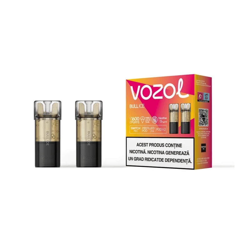 Cartus de unica folosinta SWITCH PRO BULL ICE 0 NICOTINA... » Vozol.Ro