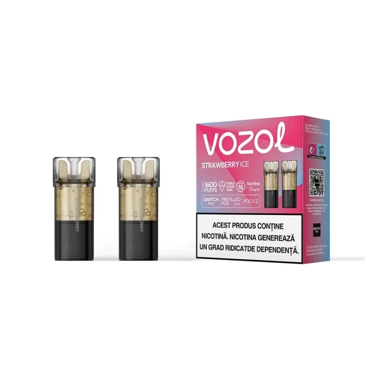 Cartus de unica folosinta SWITCH PRO STRAWBERRY ICE 0 NI... » Vozol.Ro
