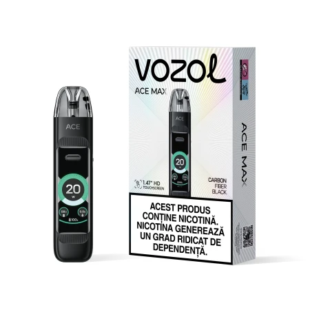 KIT ACE MAX Pod Carbon Fiber Black KIT ACE MAX Pod Carbo... » Vozol.Ro