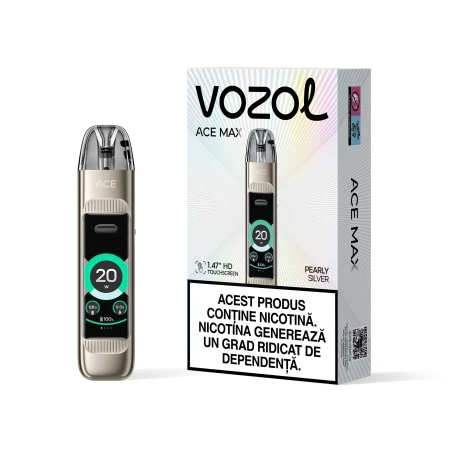 KIT ACE MAX Pod Carbon Pearly Silver KIT ACE MAX Pod Car... » Vozol.Ro