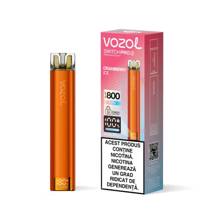 Narghilea electronica reincarcabila KIT SWITCH PRO 2 CRANBERRY ICE | GALASUN