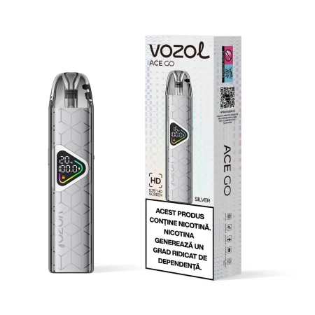 Narghilea electronica reincarcabila KIT ACE GO POD SILVE... » Vozol.Ro