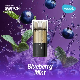 Narghilea electronica reincarcabila SWITCH PRO BLUEBERRY MINT | GALASUN