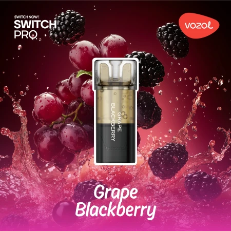 Narghilea electronica reincarcabila SWITCH PRO GRAPE BLACKBERRY | GALASUN