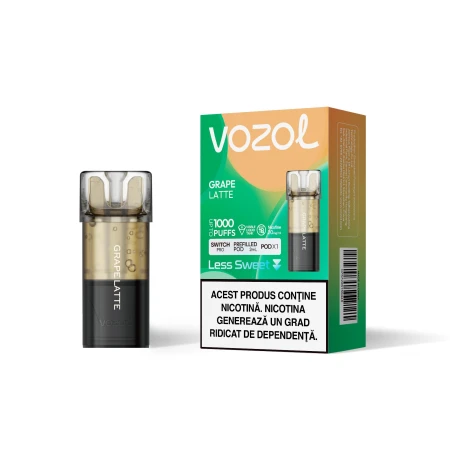 Narghilea electronica reincarcabila SWITCH PRO GRAPE LATTE | GALASUN