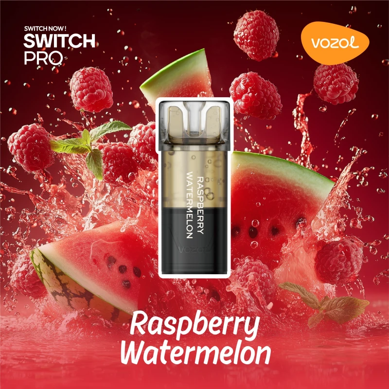 Narghilea electronica reincarcabila SWITCH PRO RASPBERRY WATERMELON | GALASUN
